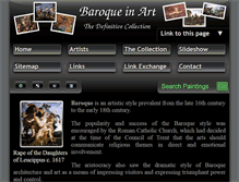 Tablet Screenshot of baroque-in-art.org